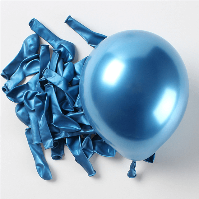 Palloncino blu cromato 5